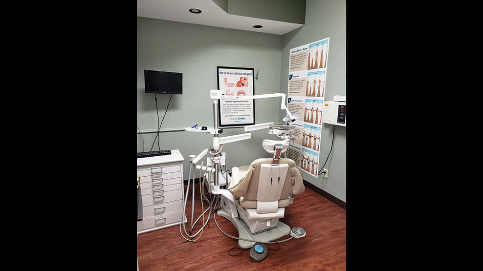 Modern dental treatment room